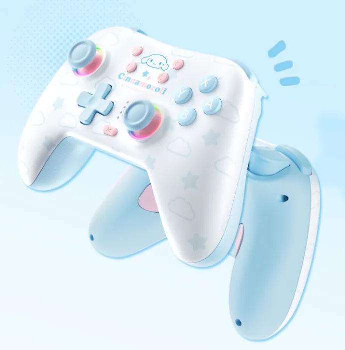 GeekShare Cinnamoroll & Pompompurin Gamepad with Receiver Set For Switch 2/Switch 2017/PC | Cinnamoroll Controller