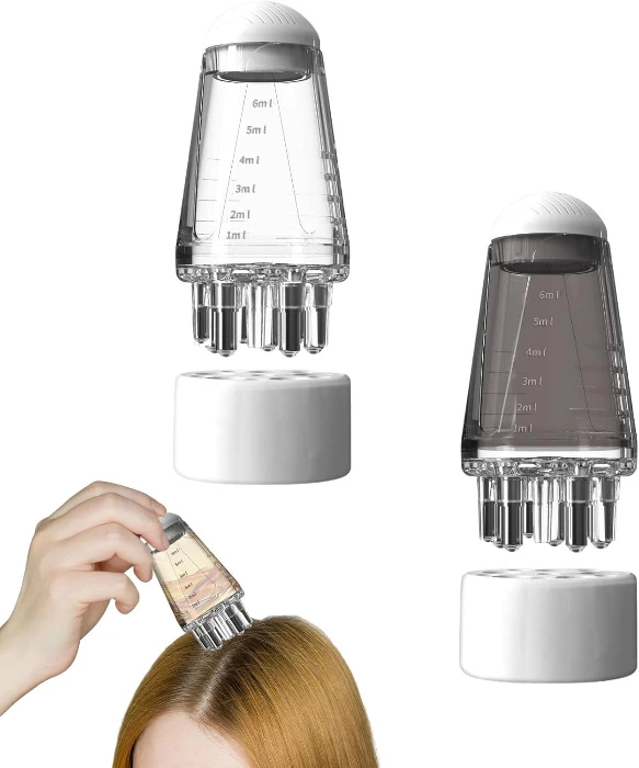 Hair Oil Applicator - 2 PCS Scalp Oil Applicator Bottle, Root Comb Massager with Roller Ball : Amazon.ie: Health & Household