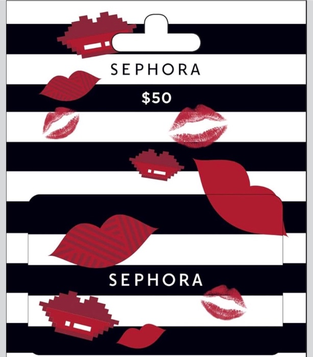 sephora gift card <3