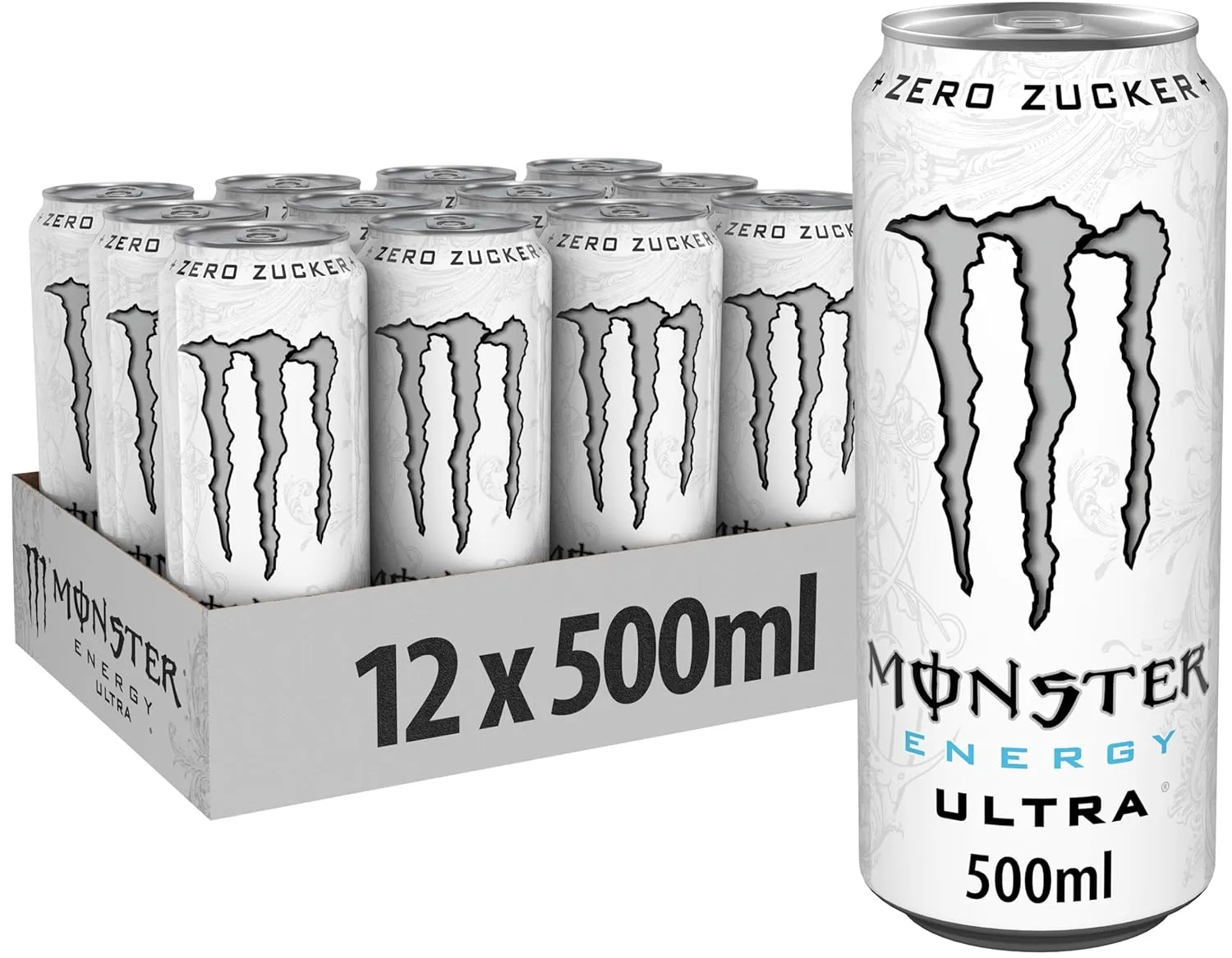 Monster Energy Ultra White (12 x 500 ml)