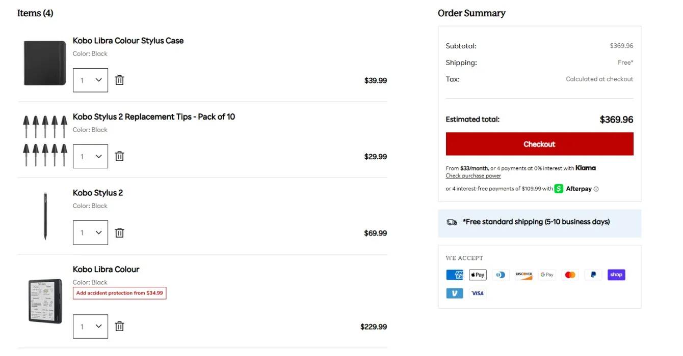 Kobo Libra Colour & Accessories