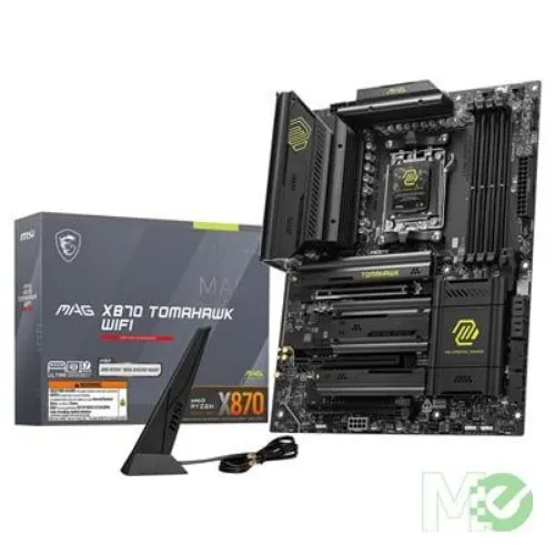 MSI MAG X870 TOMAHAWK WIFI w/ DDR5, PCIe 5.0 x16, 4x M.2 Slots, 7.1 Audio, 5Gb LAN, Wi-Fi 7 - AMD AM5 Boards - Memory Express Inc.