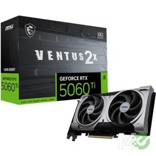 MSI GeForce RTX 5060 Ti VENTUS 2X OC PLUS 16GB PCI-E w/ HDMI, Triple DP - PCI-E Video Cards - Memory Express Inc.