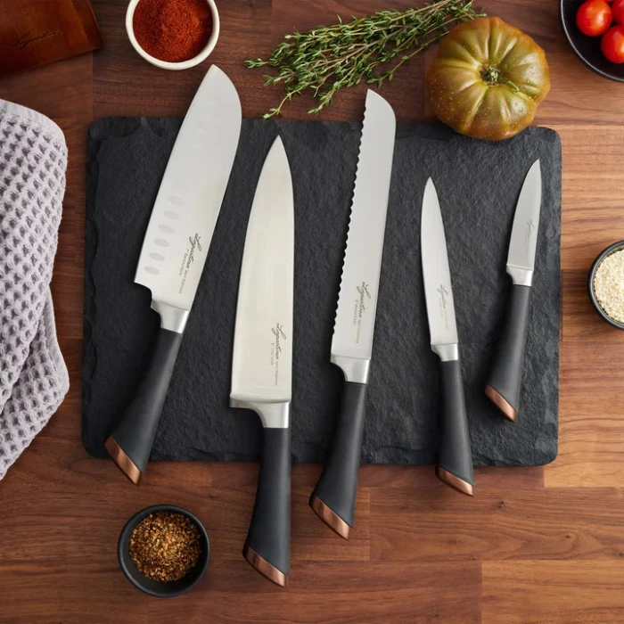 Lagostina Bronze Elegance Stainless Steel Knife Set