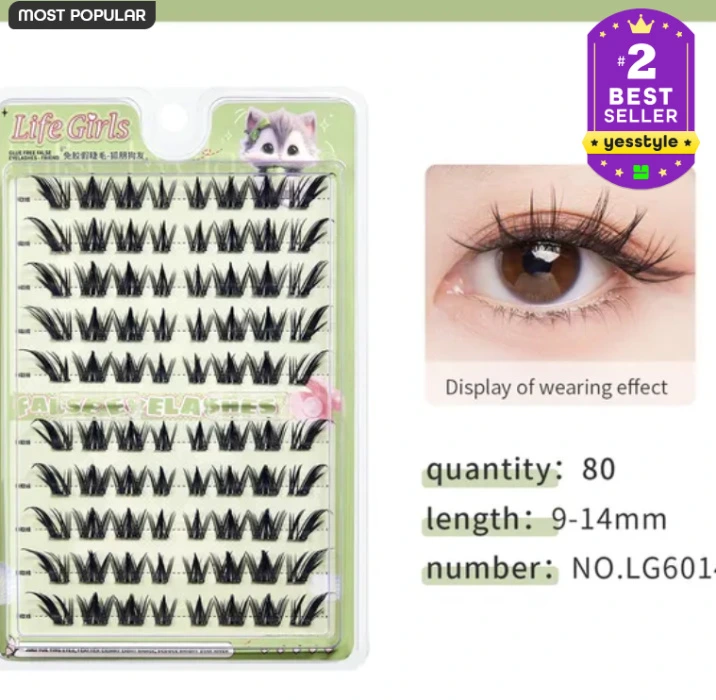 4 Pack LuxeFlutter Gluefree Eye lashes