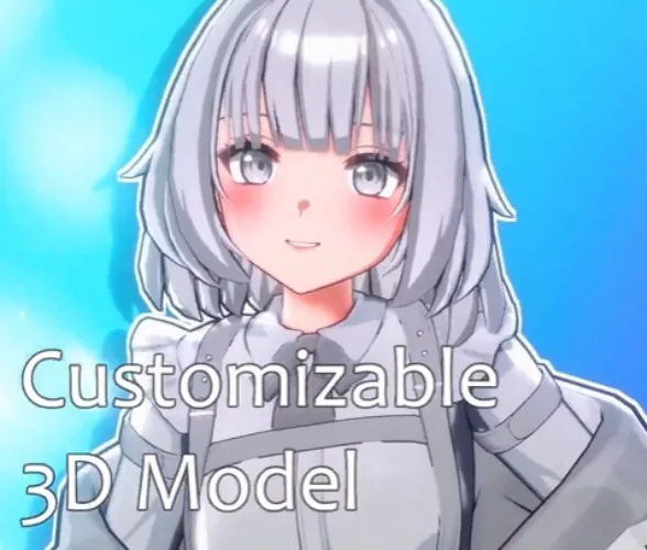 3D Lizzy! - 3D Customizable Model!