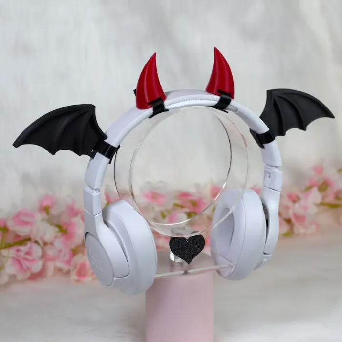 Wings & Horns headset decoration