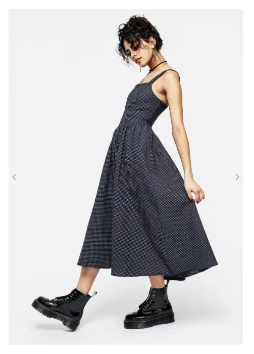 Faythe Apron Midi Dress | US 2