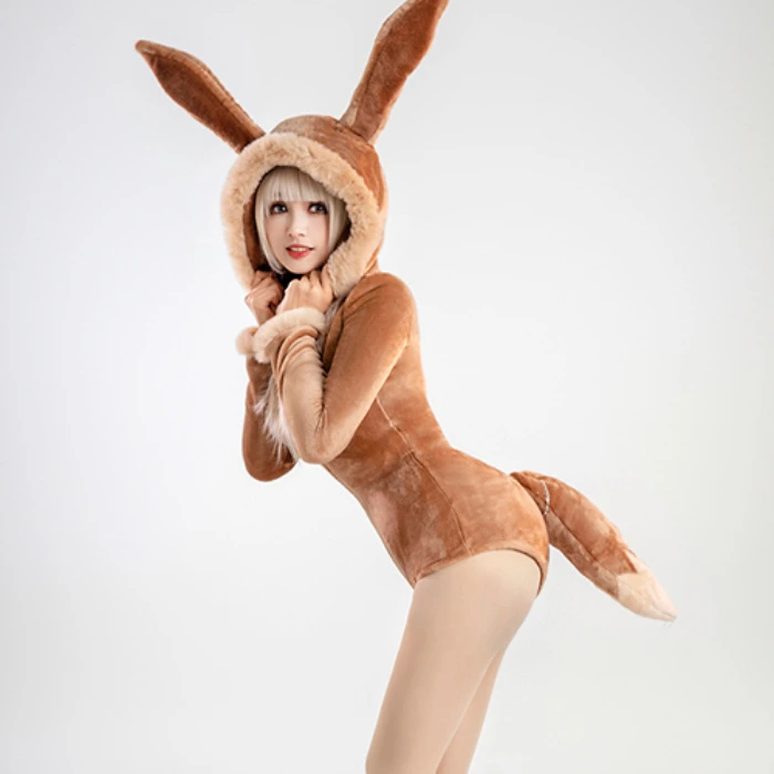Eevee Fluffy Bodycon Cosplay