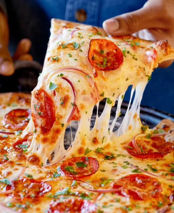 Pizza on stream