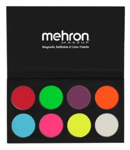 Paradise Makeup 8 Colour Palette Neon UV