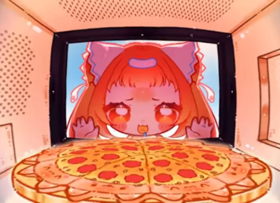 YCH Pizza Microwave ANIMATED by Yolkie (@Yolkie)