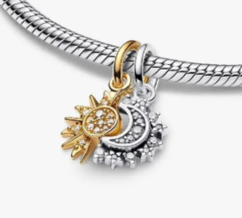 Pandora Splittable Sun & Moon Dangle Charm