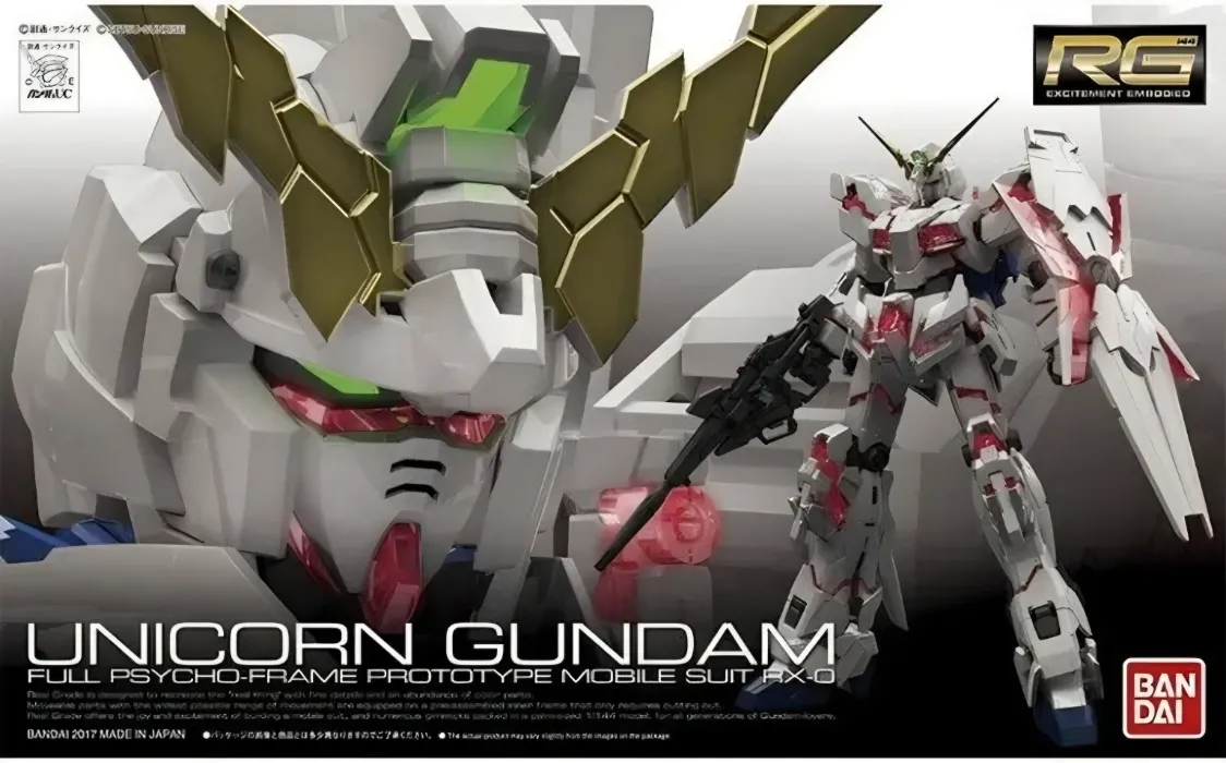 Bandai RG 1/144 Unicorn Gundam