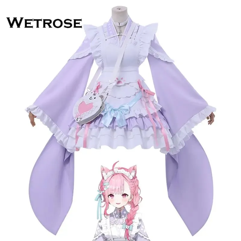 [Wetrose]Yuuki Sakuna 2.0 Cosplay 結城さくな和風着物メイドコスプレ