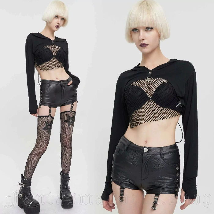 Techno Witch Crop Top by Devil Fashion brand