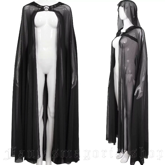 Twilight Zone Mesh Cape - Devil Fashion