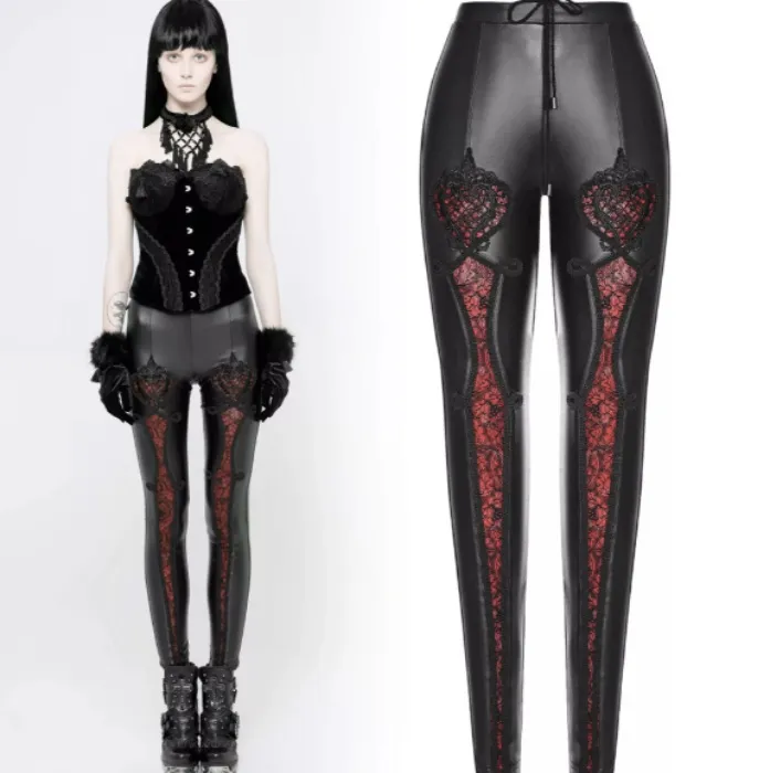 Vampy leather leggings