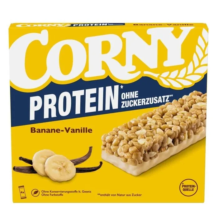 CORNY — Banana-Vanilla Protein Bar