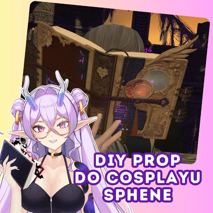 DIY broń do cosplayu Sphene z FFXIV
