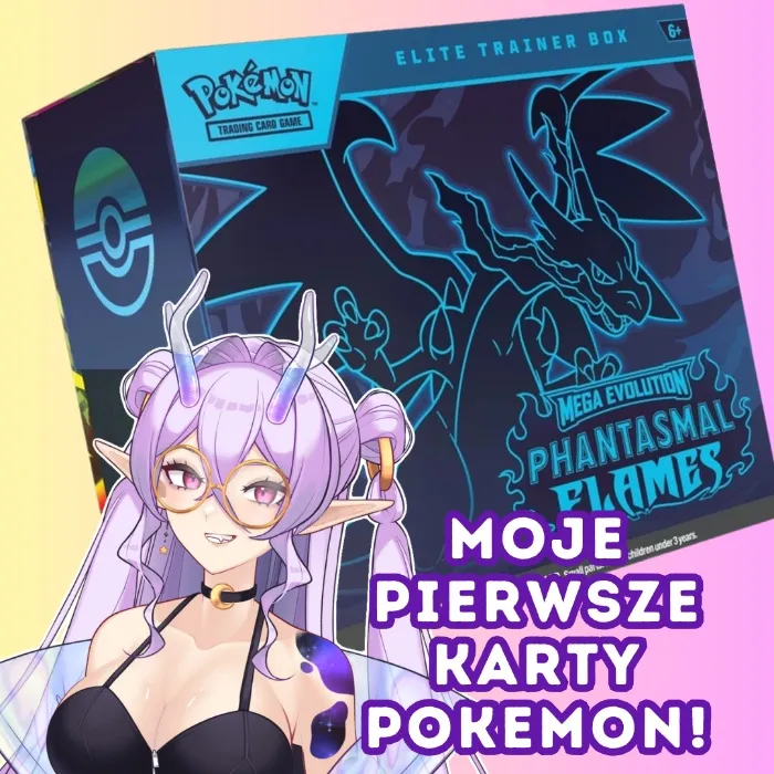 Mój pierwszy zestaw z kartami Pokemon! - Phantasmal Flames - Elite Trainer Box