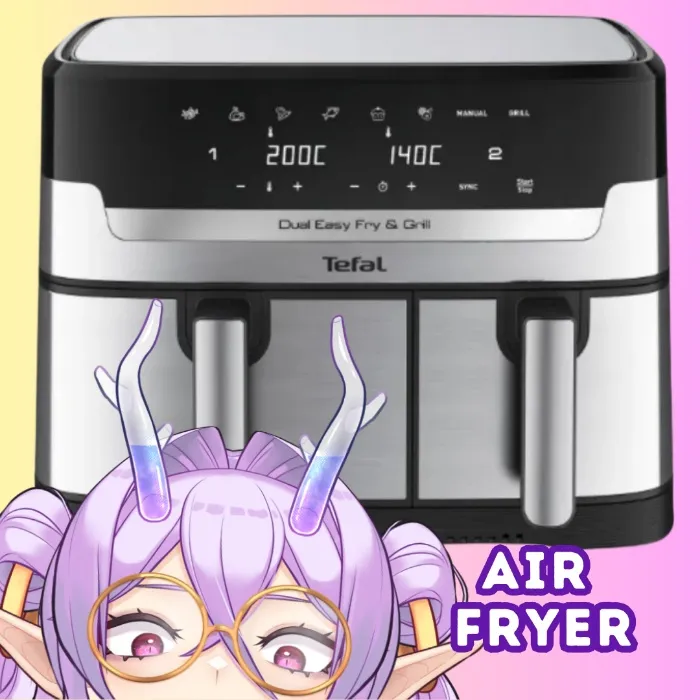 Air Fryer - Frytkownica beztłuszczowa Tefal Grill EY905D