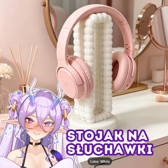 Bąbelkowy stojak na słuchawki