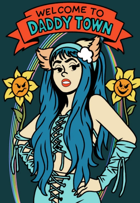 Ashnikko Fan Art | D Town | Sticker