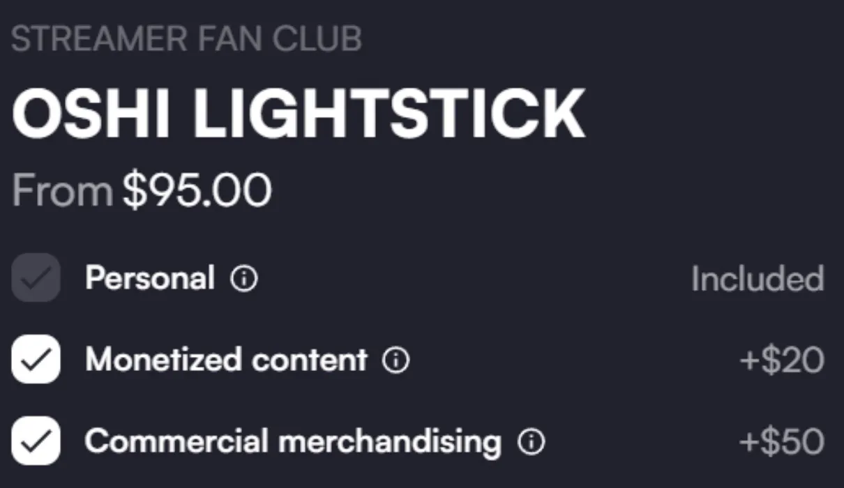 Oshi Lightstick [Custom]