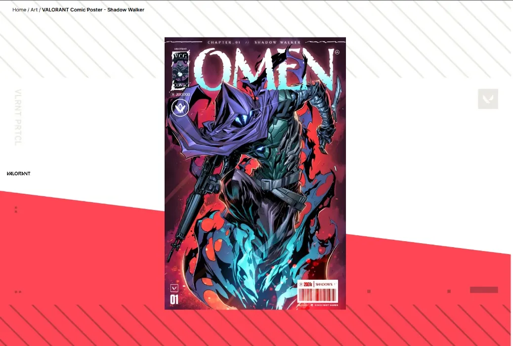 VALORANT Comic Poster - Shadow Walker | Riot Games Store