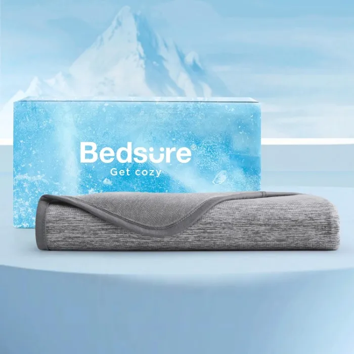 Bedsure Cooling Blanket Queen Size - Grey