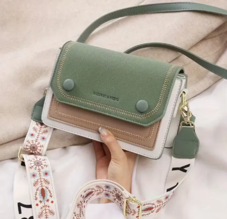 Embroidered Crossbody Bag 