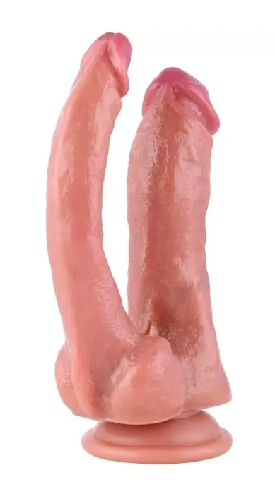 Hismith 7.46" Dual-Density Silicone Realistic Dildowith KlicLok System - Beginner Series
