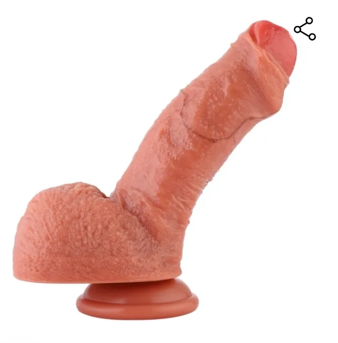 Hismith 6.8” Dual-Density Ultra Realistic Dildo Sex Toy with KlicLok System for Beginner Users