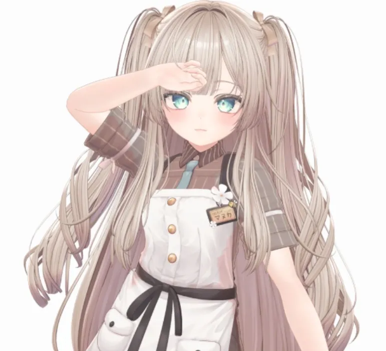 Curly Twin Tail Hair