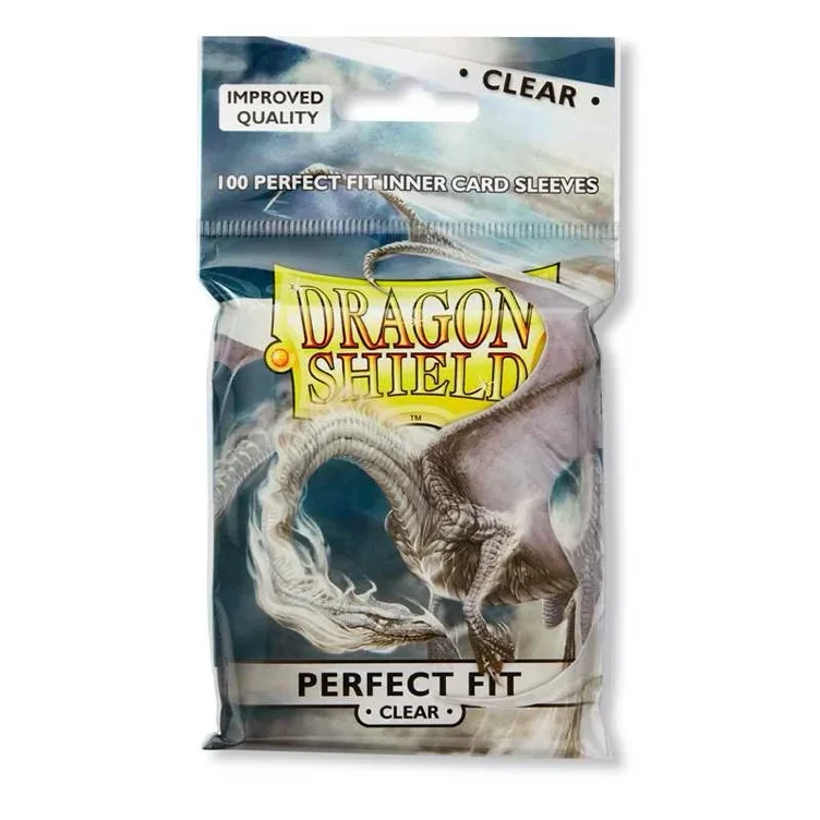 Dragon Shield - Standard Perfect Fit Sleeves 63 x 88 mm (100 Sleeves) - Clear