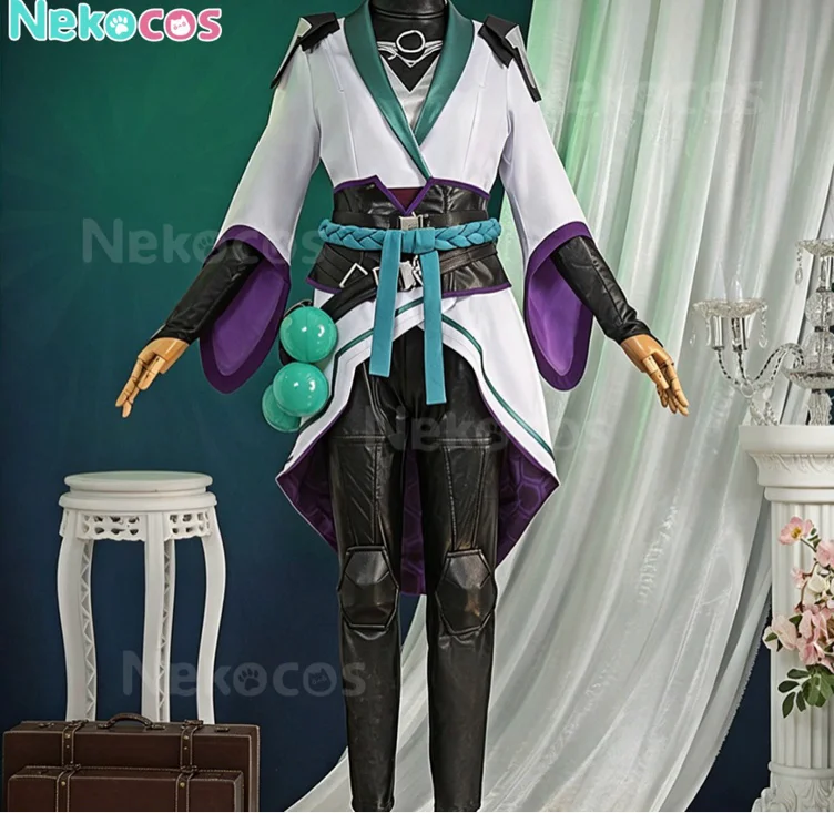 【Nekocos】Game Valorant Cosplay Sage Cosplay Costume | In Stock - Full Set+Wig / S