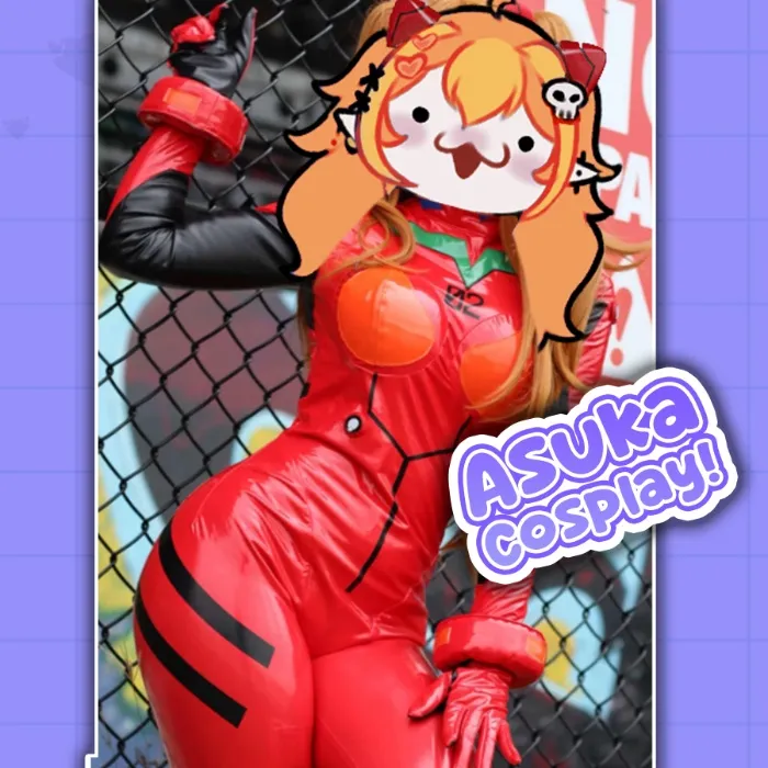 Evangelion Asuka Cosplay Bodysuit :3 