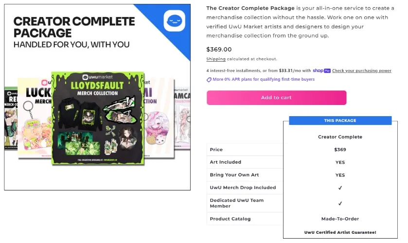 UwUMarket Donation Pool