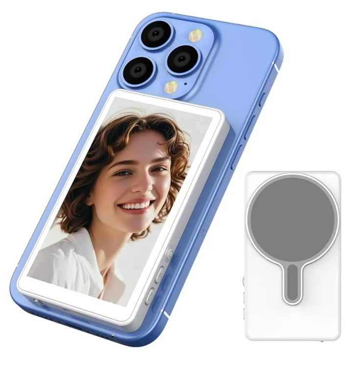 Magnetic back camera display for iPhone