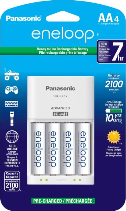 Rechargeable AA batteries
