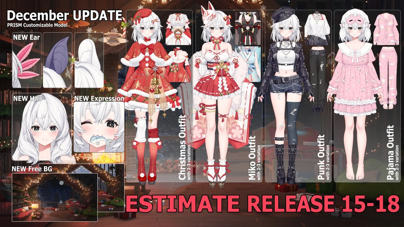 PRISM Customizable Vtuber Model