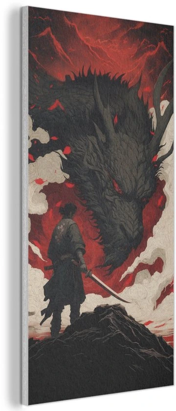 Acoustic wall pannel for room (dragon)