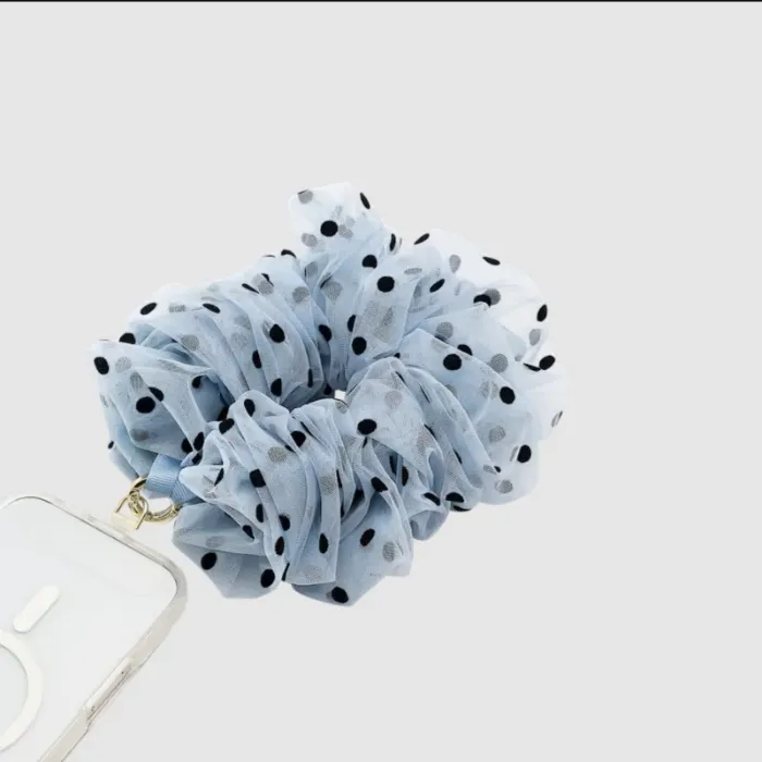 Scrunchie phone wristlet