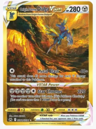 Origin Forme Dialga VSTAR (Secret) - Crown Zenith: Galarian Gallery