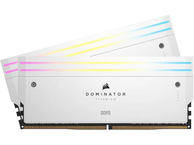 Corsair Dominator Titanium RGB DDR5 6000MHz 64GB (hvit)