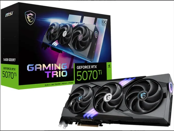 MSI GeForce RTX 5070 Ti GAMING TRIO OC