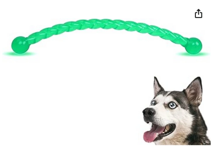 Ycozy Dog Chew Toys 19'' Long for Medium/Large Dogs/Aggressive Chewers Large Breeds, Rubber Dog Rope Toys Knot Teething Toys Almost Indestructible - 19''