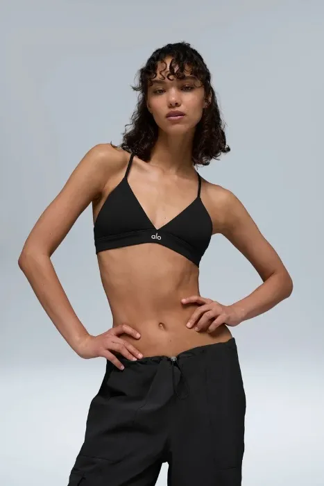 Splendor Triangle Top - Black | Black / S