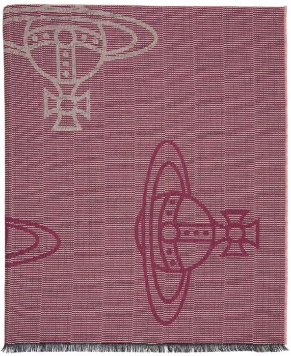 Vivienne Westwood Pink Orb Scarf